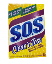 Load image into Gallery viewer, Clean &#39;n Toss S.O.S Pads; 15 count
