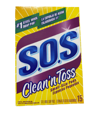 Clean 'n Toss S.O.S Pads; 15 count