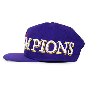 TWNTY TWO LAKERS/DODGERS CHAMPIONS HAT PURPLE - LIMITED EDITION