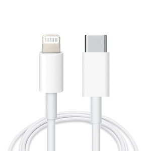 Apple - 1M ' USB Type C-to-Lightning Charging Cable - White [MM0A3AM/A]