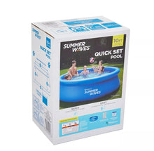 Load image into Gallery viewer, Summer Waves 10ft x 30in Inflatable Ring Set Pool With Filter Pump
