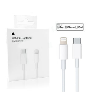 Apple - 1M ' USB Type C-to-Lightning Charging Cable - White [MM0A3AM/A]